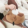 1 piece, Capibala Plush Car Tissue Box Holder, Capybara Cartoon Holder Decorative Napkin Holder, Creative and Cute Plush Decorat 3