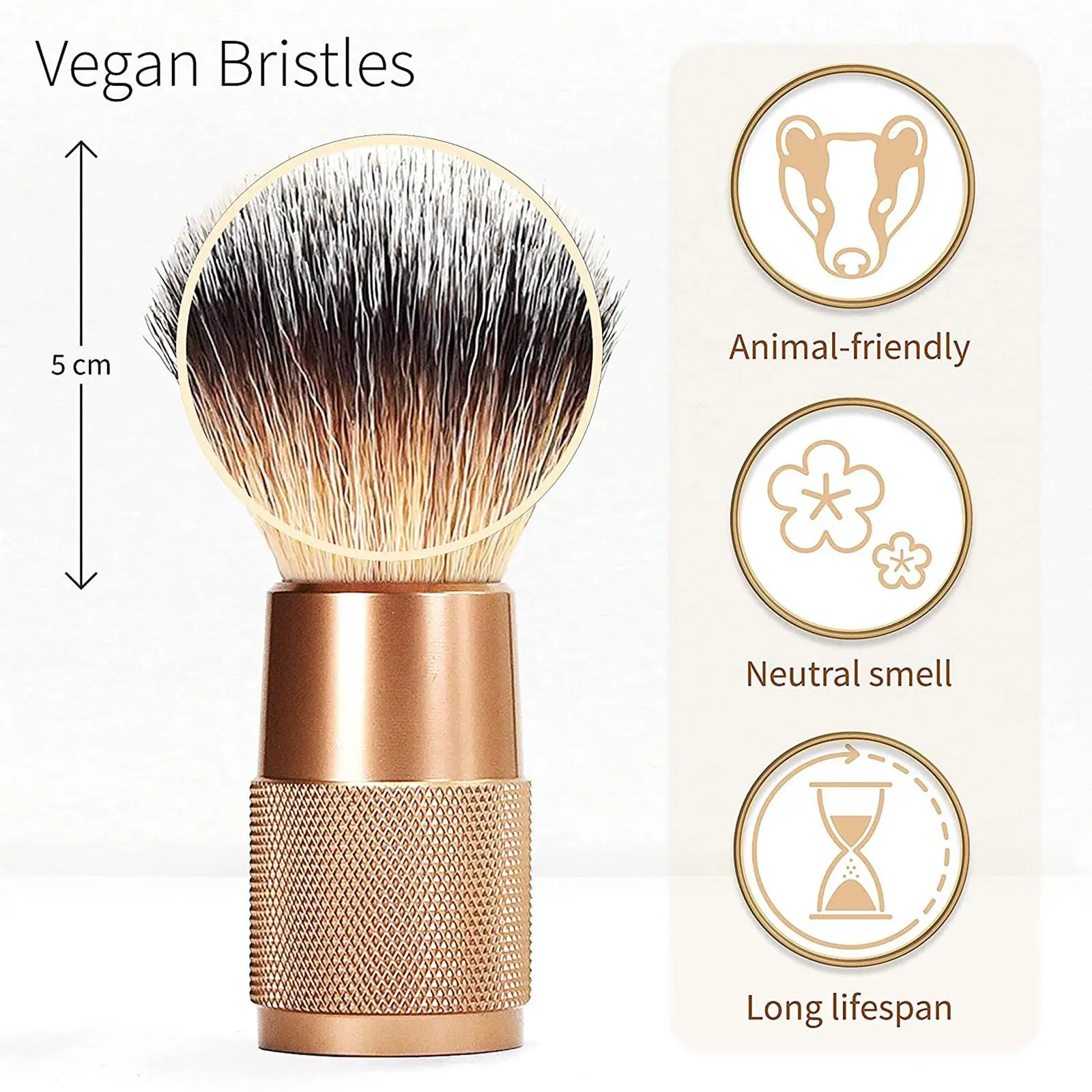 Beard Shaving Brush Soap Brush Birthday Gift Lightweight Professional Shaving Accessory Easy Foaming Mens Shaving Cream Brush 