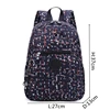 TEGAOTE High Quality New Nylon Flower Pattern Fashion Casual A4 Girl Boy Women Men School Backpack Lightweight Travel Bag M1318 6