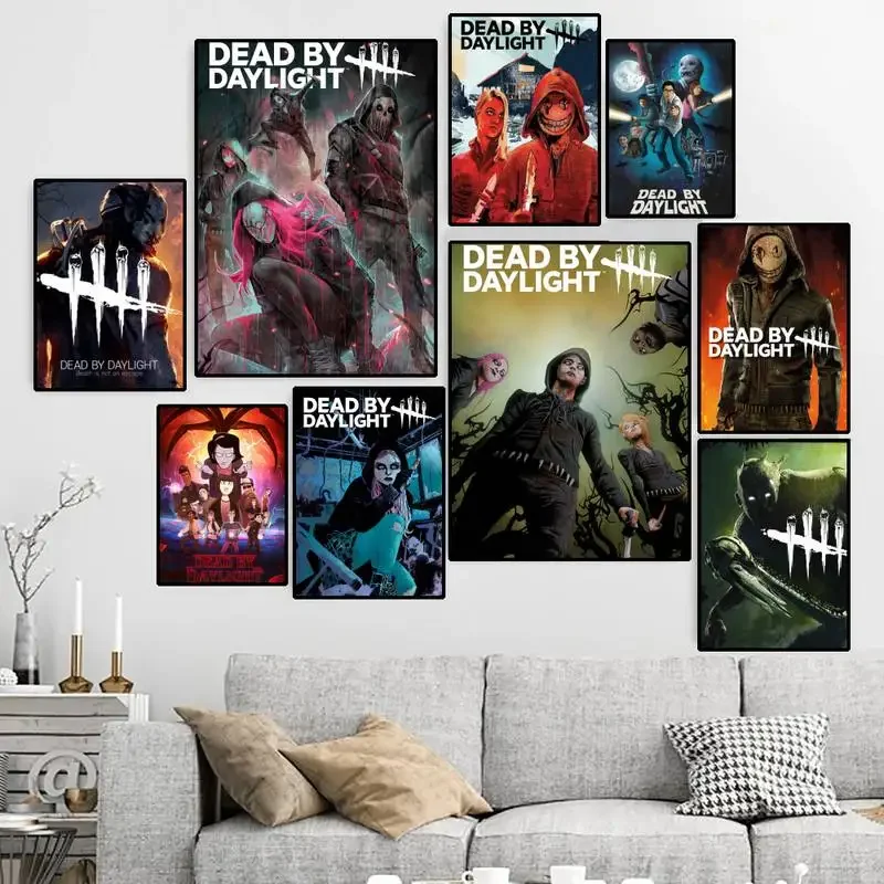 D-Dead By D-Daylight Classic Anime Poster Canvas Hd Print Personalizzato Wall Art Pittura Personalizzata