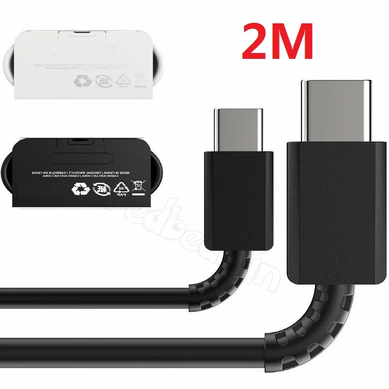 

50pcs 2M Fast Charger cables C to C Type c Data Charger Cable For Samsung S10 S20 S21 note 20 htc usb c cable
