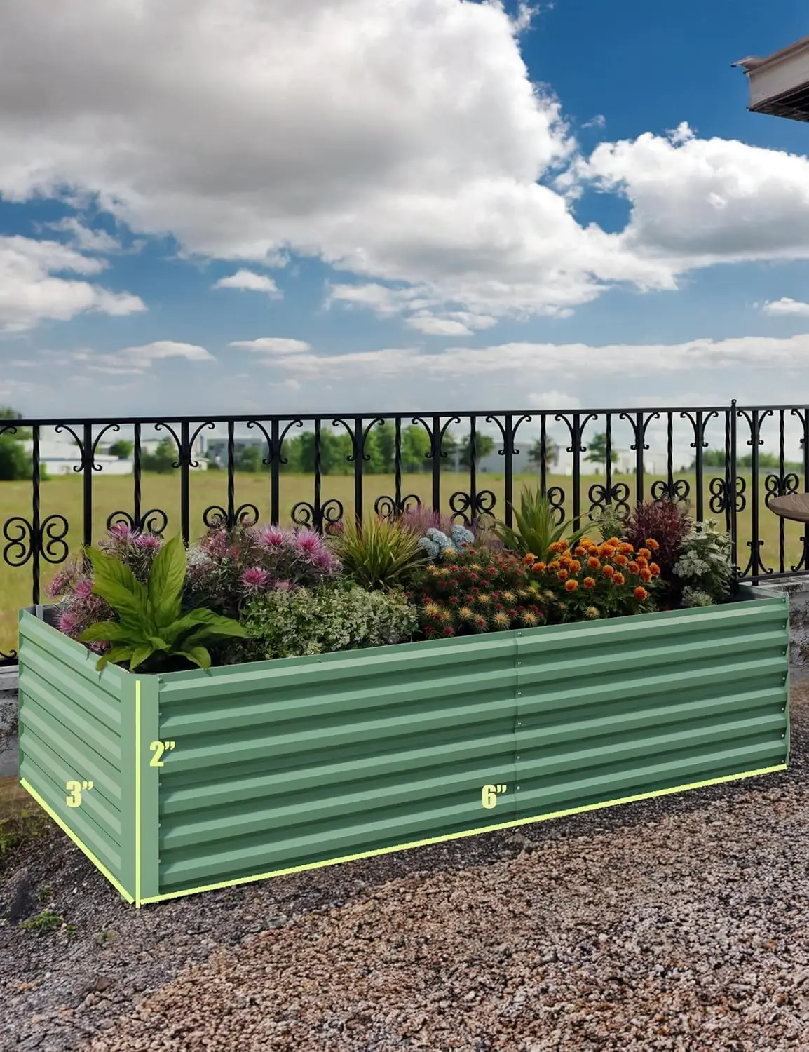 Galvanized Raised Garden Bed 2