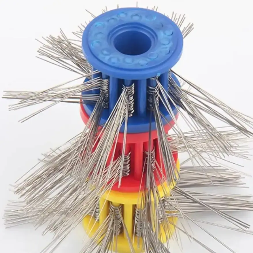 Mounted Matt Brush for Gold Silver Metal Surface Sanding Polishing Steel Wire Texturing Brushes Jewelry Tools