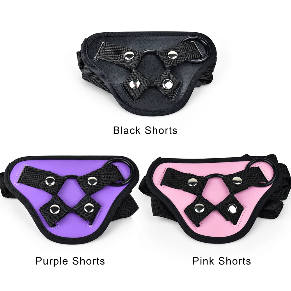 YESBUY Adjustable Bondage Pants Bottom Sex Toys Strap On Dildo Anti-off Sexy Product For Women Lesbian 18+ Strapon Penis Shorts