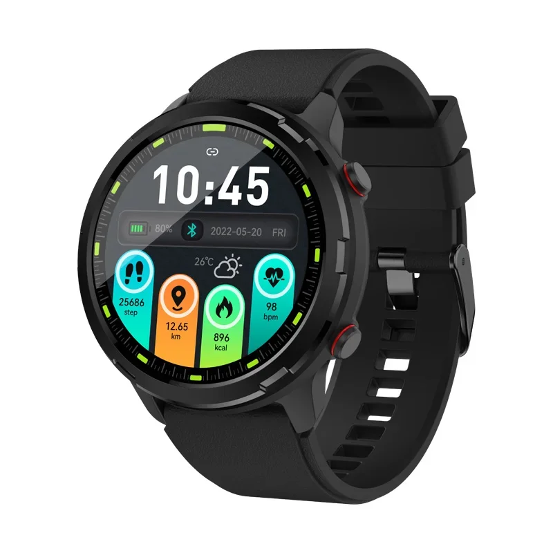 

2024GPS Compass Smartwatch Heart Rate Blood Pressure Sleep Health Monitor Fitness Outdoor Sports Smart Watch 1.32-inch HD Screen