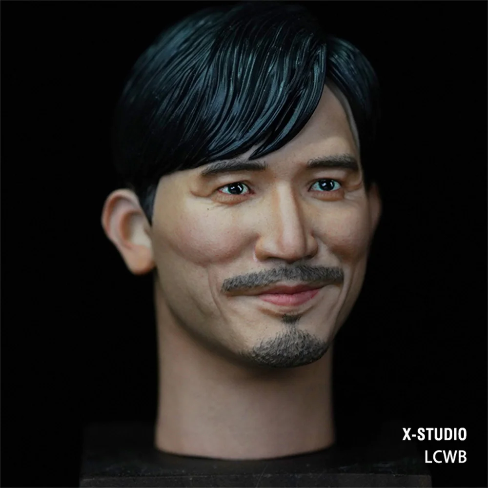 

Tony Leung Chiu Wai Male Head Carving Sculpt Delicate PaintedAsia Singer Star 1/6 Model For 12'' Action Figure Body Doll