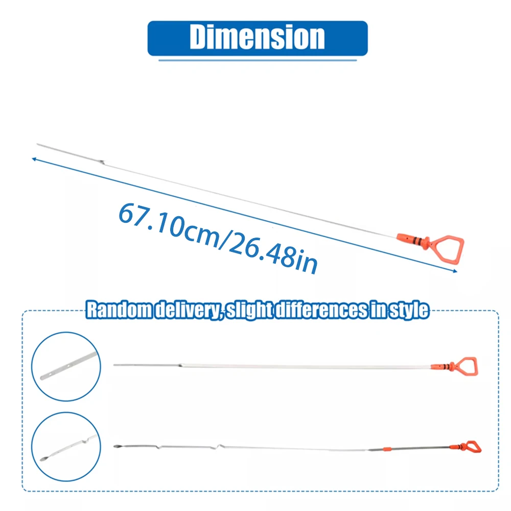 For Honda Accord 2013- for Honda CR-V 2015- No.156505A2A04 Orange Engine Oil Level Indicator Dipstick