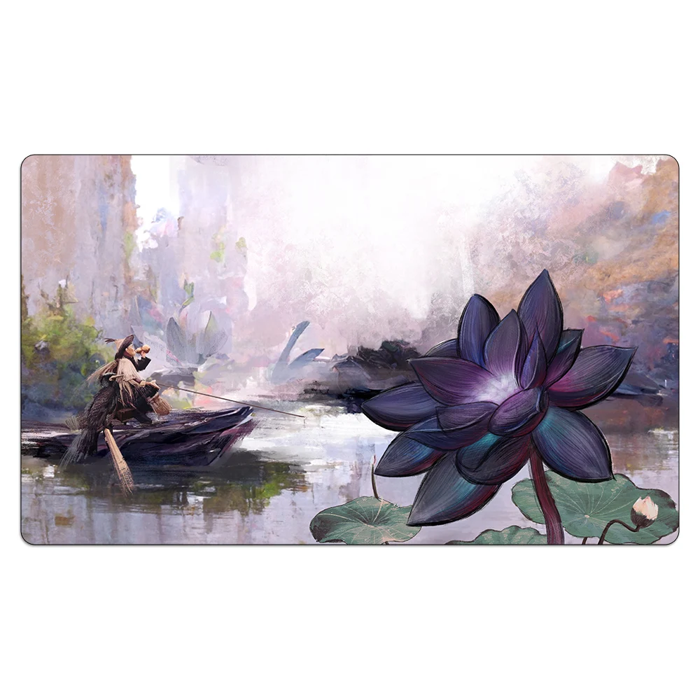 Black Lotus Game Playmat Anti-Slip MTG Board Games Table Mat Trading Cards Gaming Mat Free Waterproof Bag eggory inflatable stand up paddle board include paddle double action pump backpack waterproof bag wide stance non slip sup board