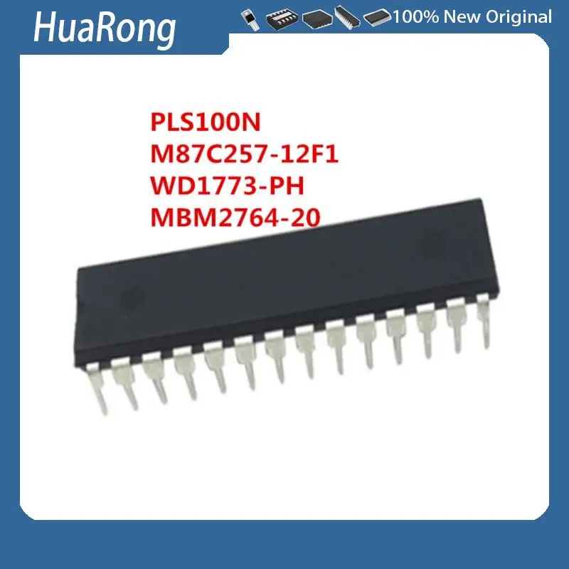

2PCS/LOT PLS100N PLS100 M87C257-12F1 M87C257 WD1773-PH WD1773 MBM2764-20 DIP28