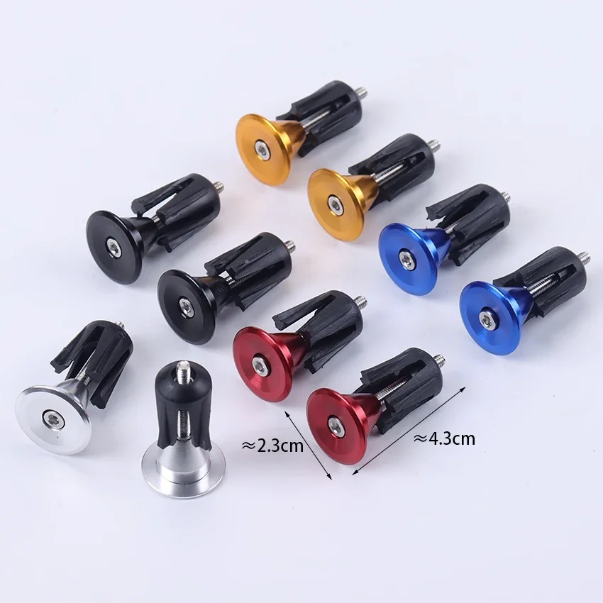 

Bicycle Grip Handlebar End Cap Aluminium Alloy Lock MTB Mountain Cycling Handle Bar Grips End Plugs Black for Bike Accessories