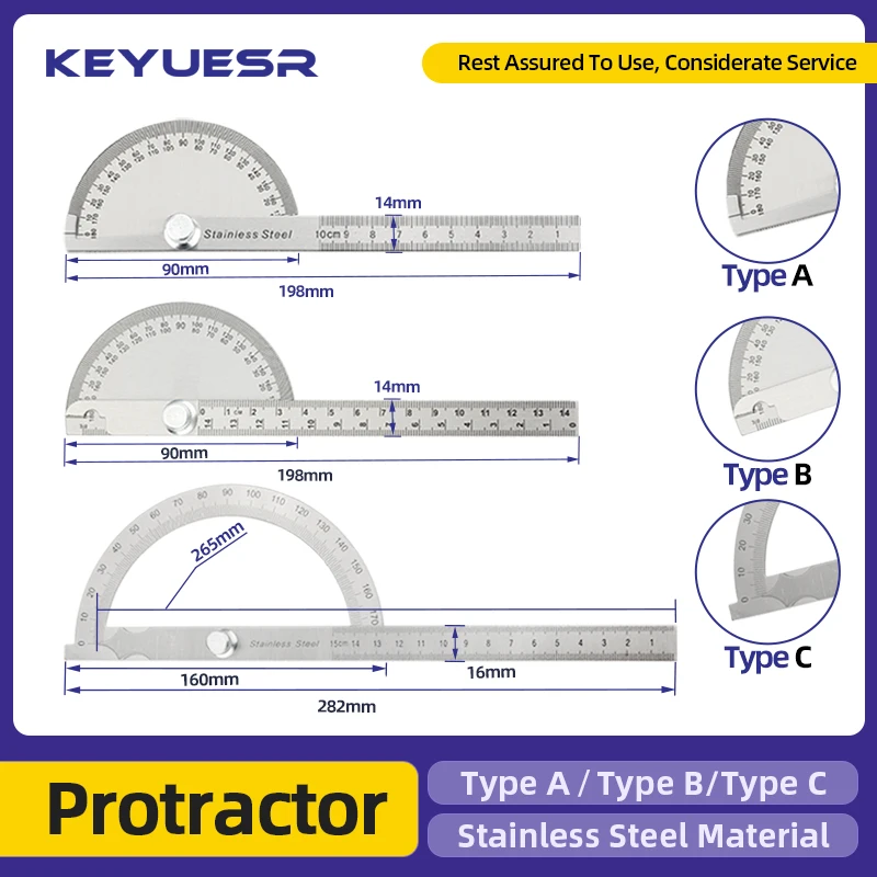 180 Degree Protractor Metal Ruler Angle Meter Stainless Steel Angle Ruler Gauge Finder Goniometer Conveyor digital angle protractor,angle measuring tool,angle protractor