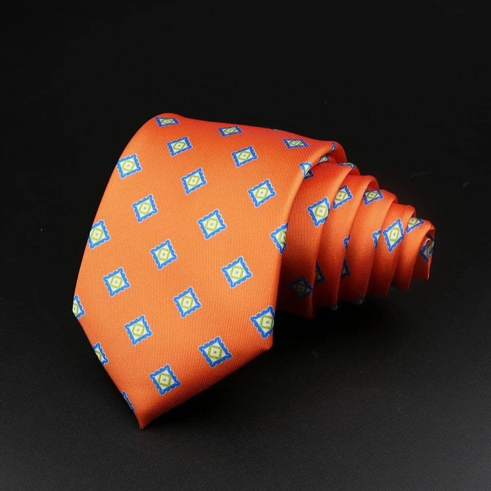 Neck tie New Men's Tie Vintage Gravatas Fashion Soft Novelty Blue Green Red Necktie Daily Wear Cravat Business Party Wedding Accessories