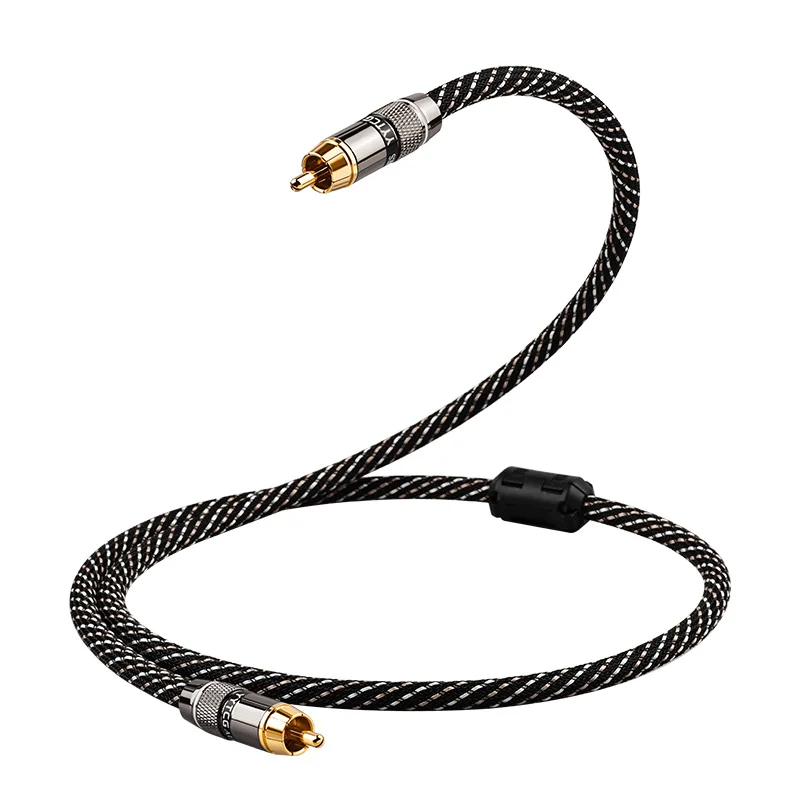 High-Fidelity RCA Coaxial Audio Cable for Enhanced Sound Quality