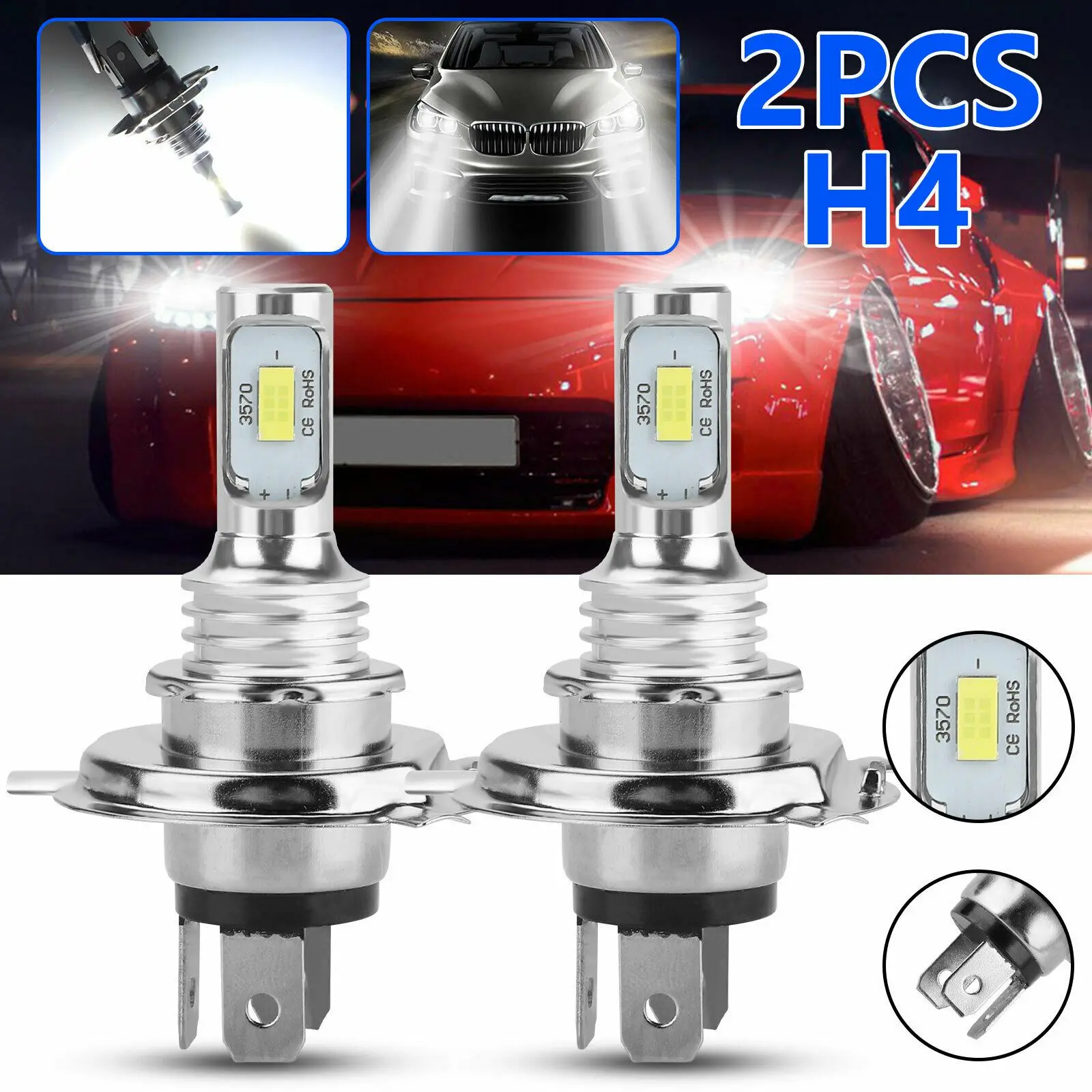 H4 H7 Auto LED Scheinwerfer Kit Glühbirnen Hoher Abblendlicht Led Auto  Beleuchtung Lichter Led Birne