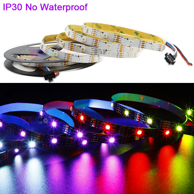 1  5m 5V ּ   SK9822 LED Ʈ    ð  30/60/144 LED/m SMD 5050 RGB ȼ Ʈ   APA102