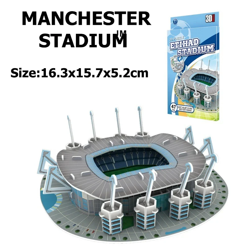 Creative DIY 3D Paper Football Field Stadium Ornament - Unique Home and Desk Decoration Gift