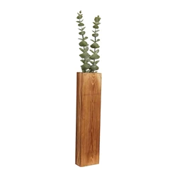 Rustic Wooden Wall Planter & Decor (2)