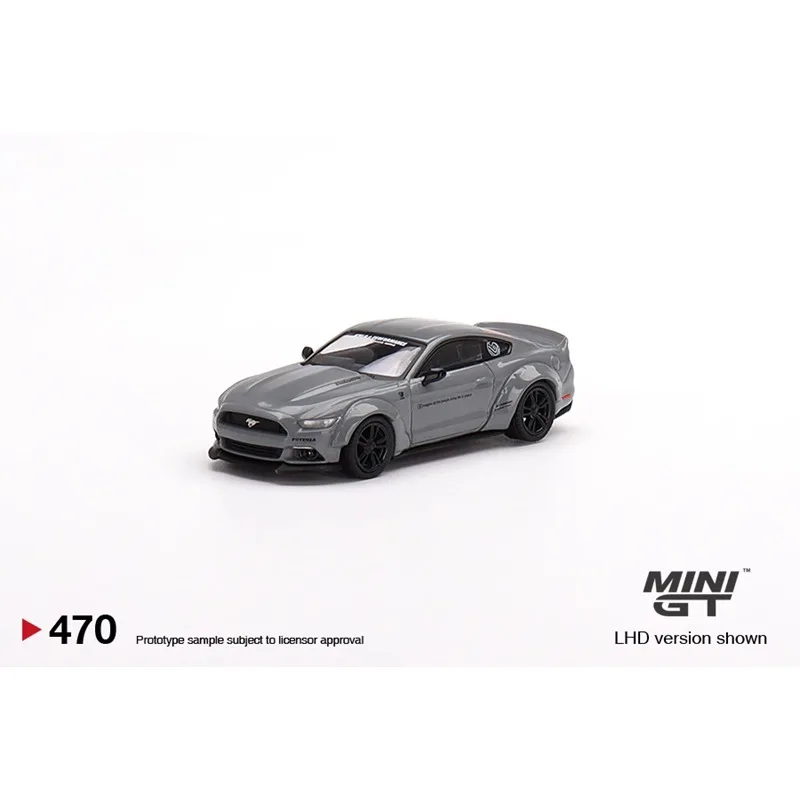 

Quality scale 1/64 die-cast alloy car model Ford Mustang GT LBWK 470 Collection decoration, a Children's Day gift for children.