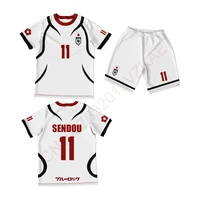 Blue Lock Japan U20 White Men T-shirt Shorts Set Cartoon Anime Cosplay Male Tee Shirt Suit Custom Summer Women Jerseys Sets 2