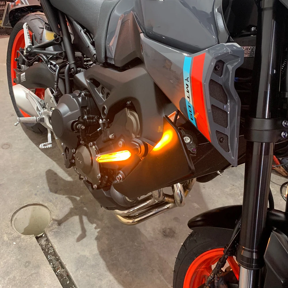 Motorcycle LED Turn Signal Light Indicator Directional Flasher Lamp YAMAHA MT07 MT09 MT-07 MT-09 TRACER FZ-09 Accessories motorcycle light,motorcycle led lights,motorcycle turn signal lights,motorcycle turn signal