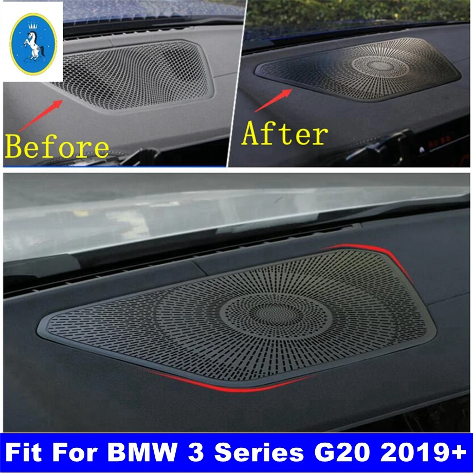 

Fit For BMW 3 Series G20 2019 - 2024 Central Stereo Speaker Audio Sound Loudspeaker Decoration Panel Cover Trim Auto Accessories
