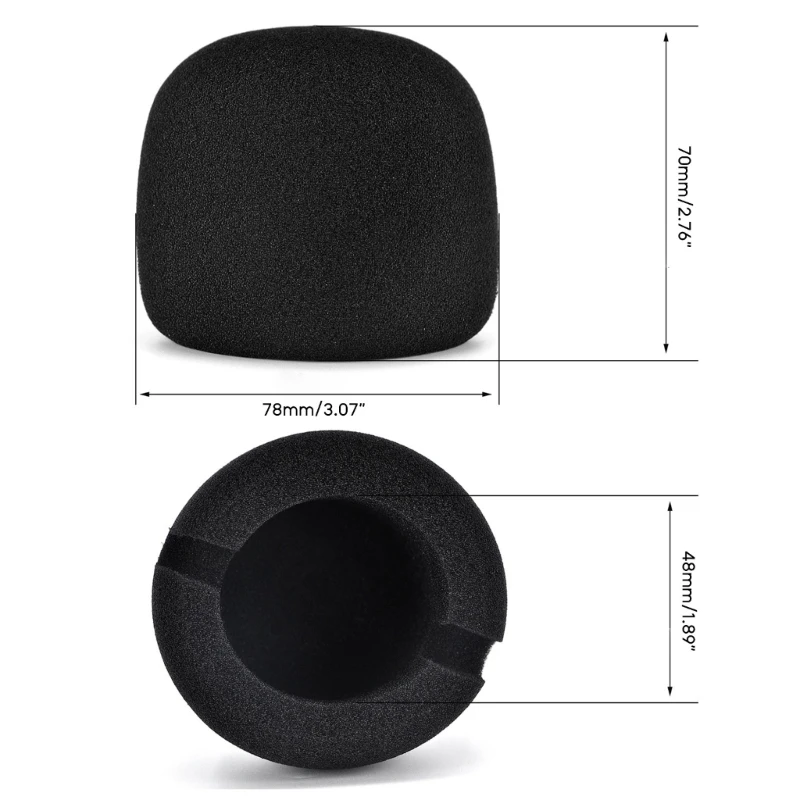 Schiuma Antivento Copertura Filtro Parabrezza Parabrezza Per Zoom Sgh-6/H2N/H4N Pro/H5 H6 H8 Xyh-6 Xyh-5 Registratore Parabrezza