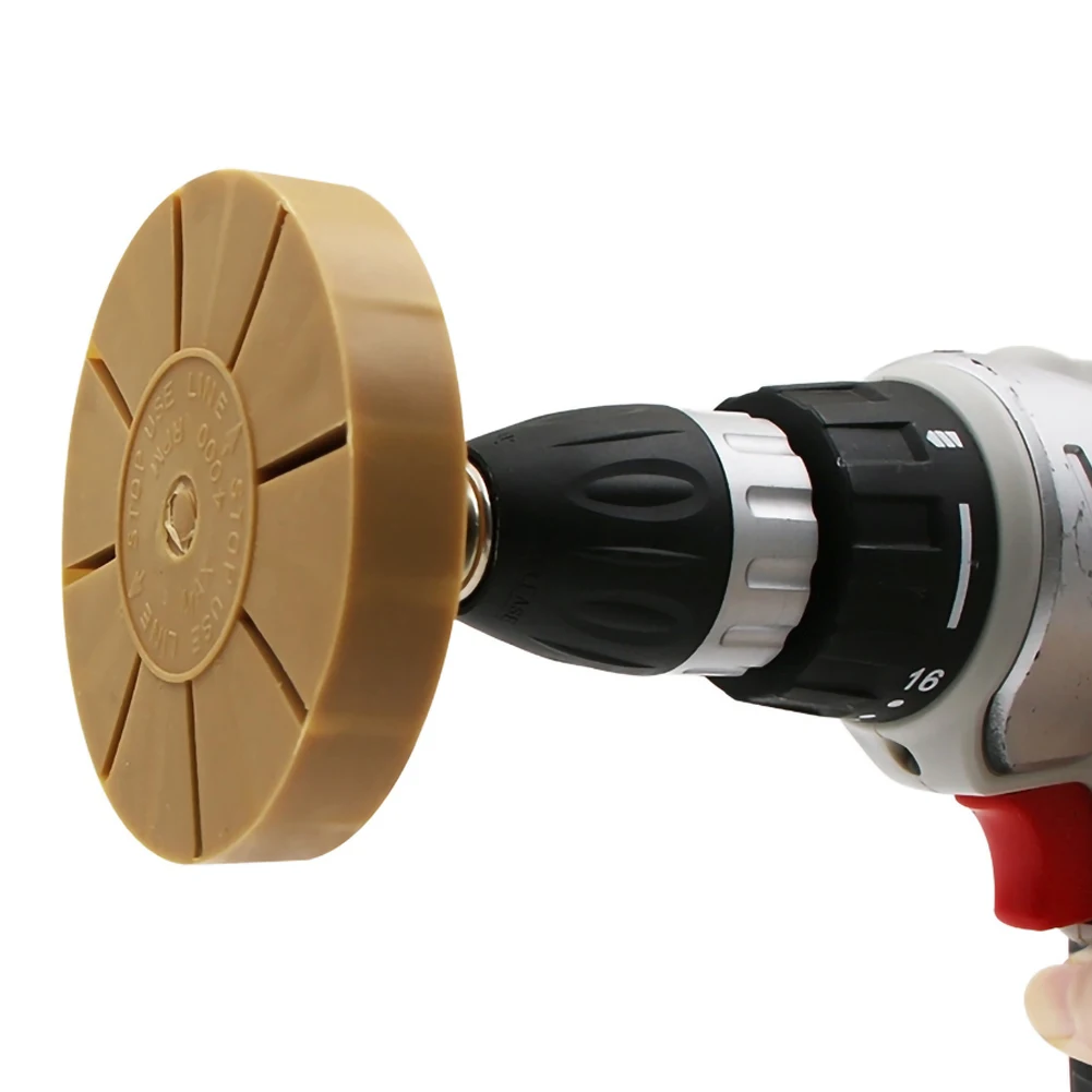 Decal Removal Eraser Wheel Heavy Duty Rubber Eraser Wheel Pinstripe Adhesive Remover Vinyl Decal Graphics Removal Tool Wheel