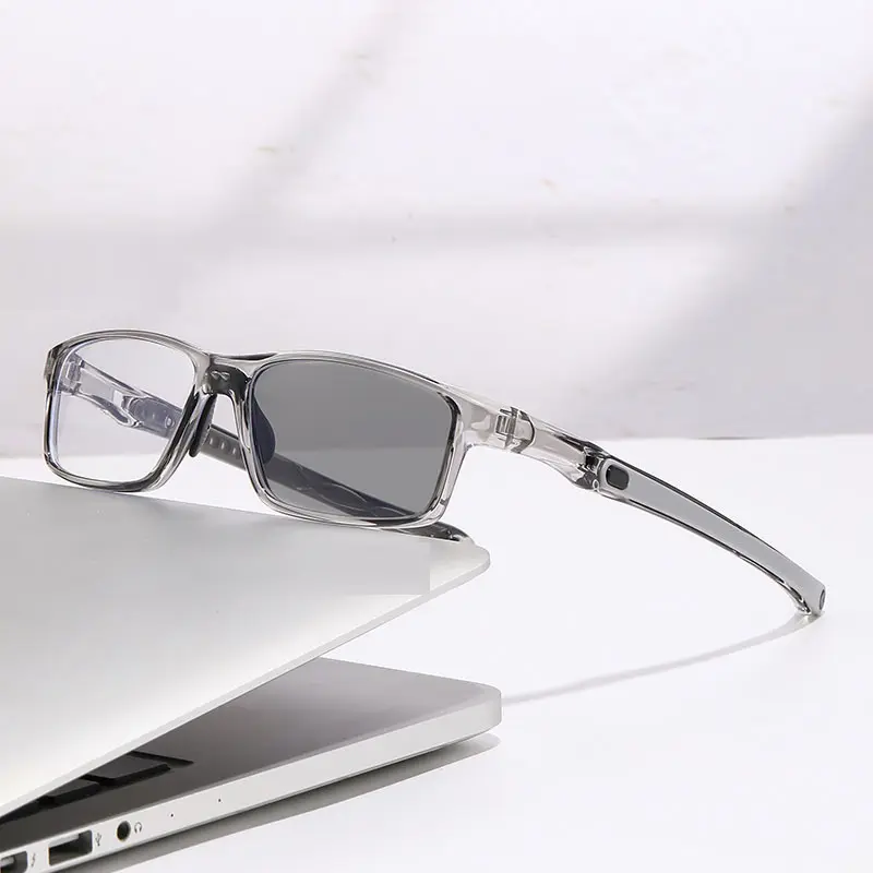 Men Sport Photochromic Prescription Reading Glasses Ultralight Clear Lens Eyeglasses Frames Outdoor Optical Sunglasses +2.0 +2.5 - Image 10