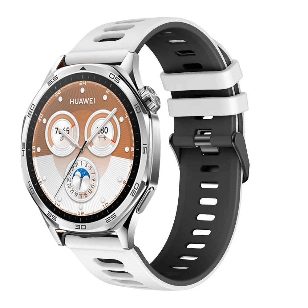 Silicone Sports Watchband Strap - 22mm/20mm