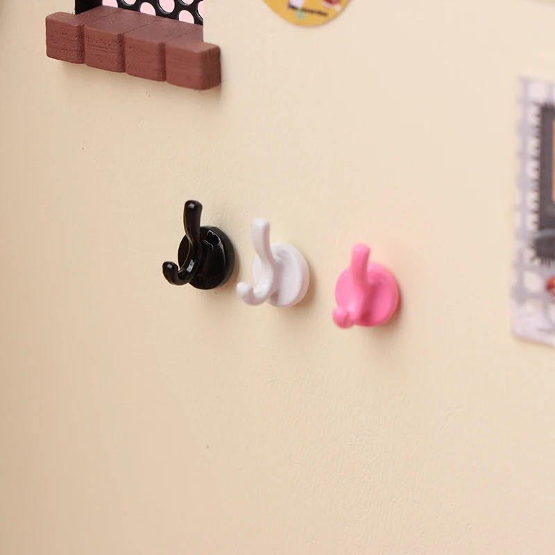 

3 шт., настенный мини-крючок для кукольного домика, для украшения кукольного домика, 1/12
