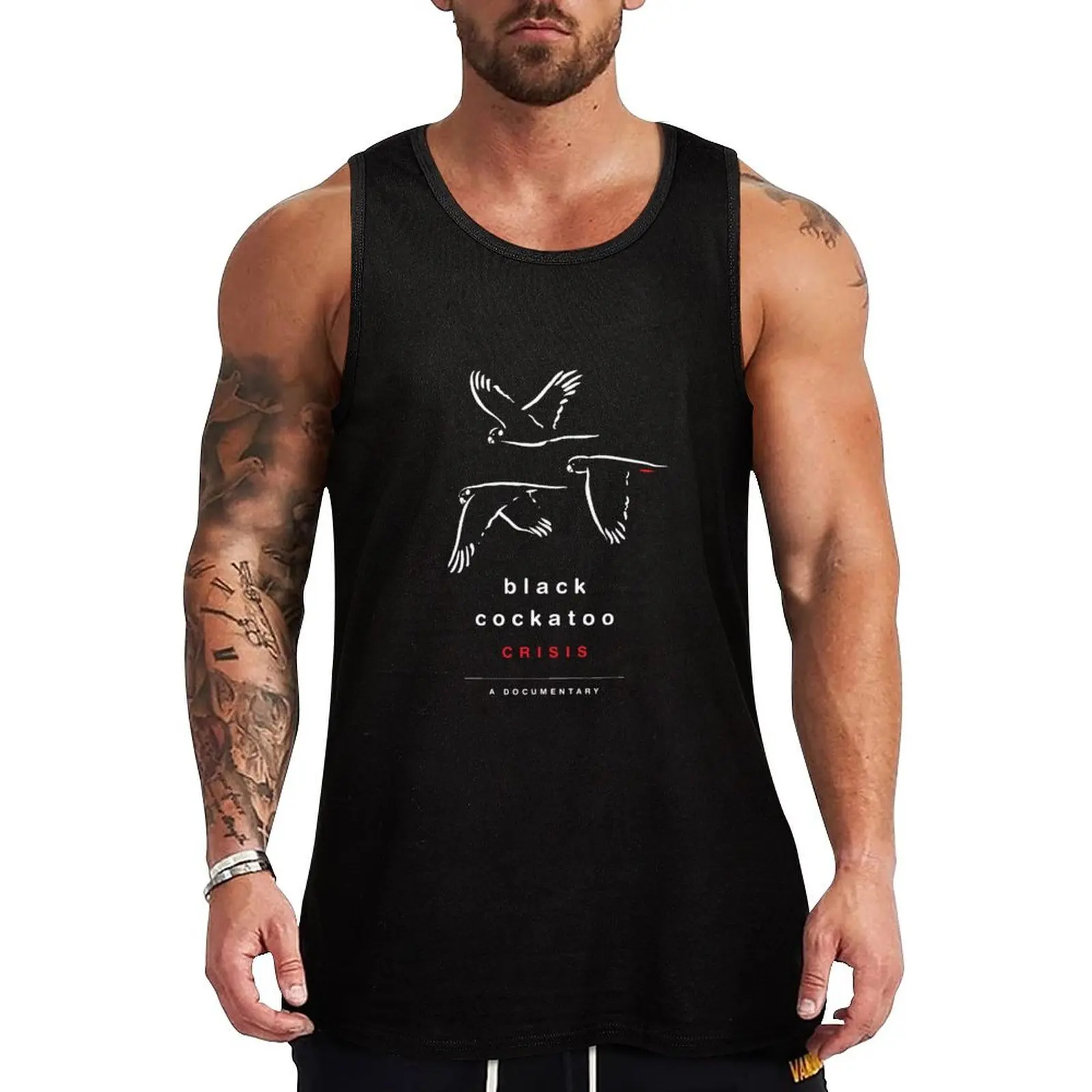 

Black Cockatoo Crisis - a documentary Tank Top bodybuilding t-shirt Man clothes for gym