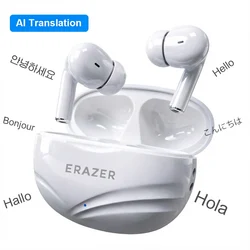 ERAZER AI Translation Pro Wireless Bluetooth Earphones with Touch Control and HiFi Sound (With AI Translation)