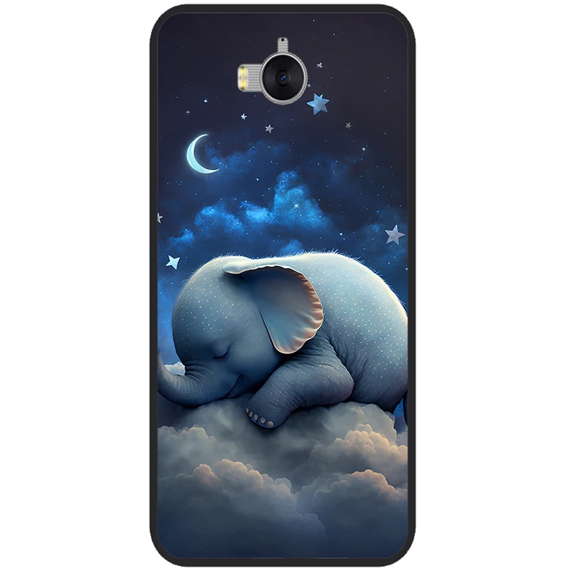For Huawei Y5 Case Mya-l22 Mya-u29 Shockproof Soft silicon TPU Back Cover For Huawei Y6 Phone Case Cute Cartoon Bumper