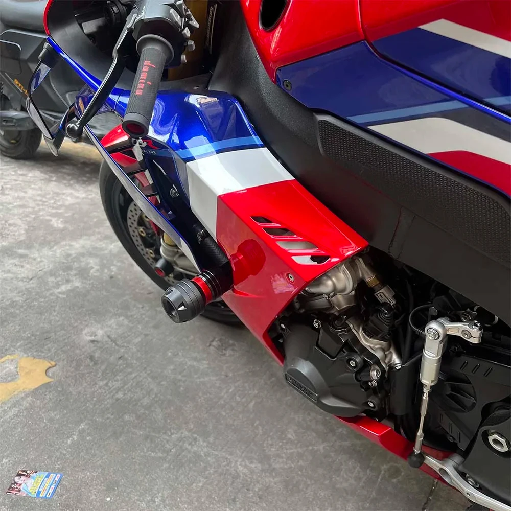 혼다 CBR1000RR-R SP 2017-2024 오토바이 엔진 보호용 알루미늄 프레임 슬라이더 충돌 보호 장치 ?