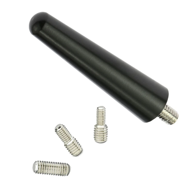 H77S Antenna Auto Corta 28 Cm – FM/DAB, Universale Con Adattatori M4/M5/M6, Design Sportivo