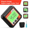 Digital Angle Gauge Magnetic Protractor Inclinometer Level Angle Finder Angle Cube Level Box With Magnes And Backlight 2