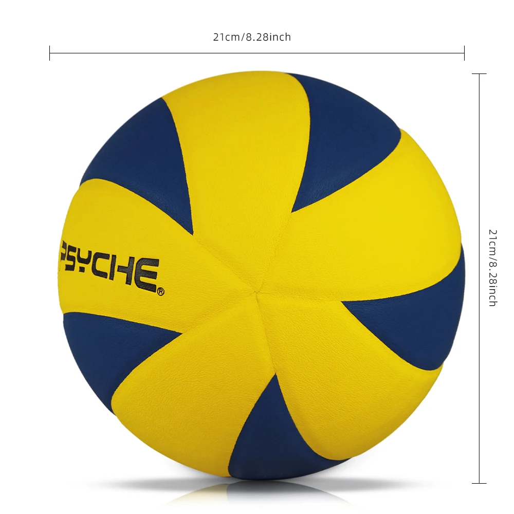 Psyche PU Leather Volleyball Soft Touch Material Professional Volleyball Size 5 Indoor Outdoor Match Ball
