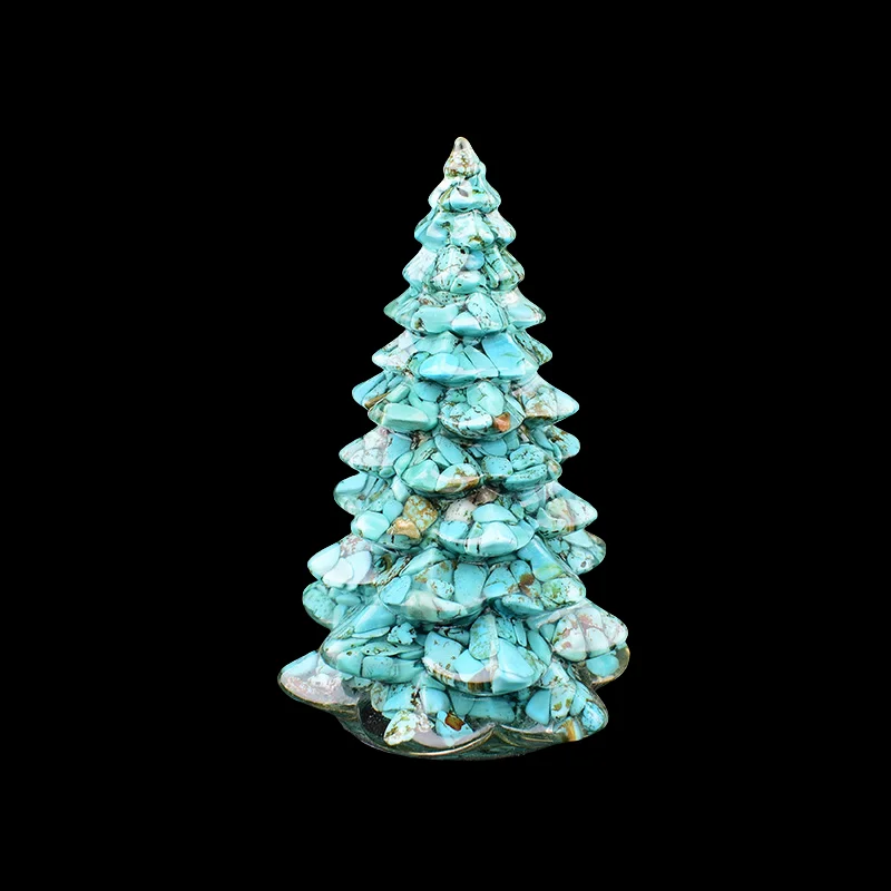 1PC Natural Crystal Stone Gravel Resin Christmas Tree Handmade Lucky Tree Home Decoration Gift 14 S5b93060dc3b54cd6a3b9a8b3bdb14614Z