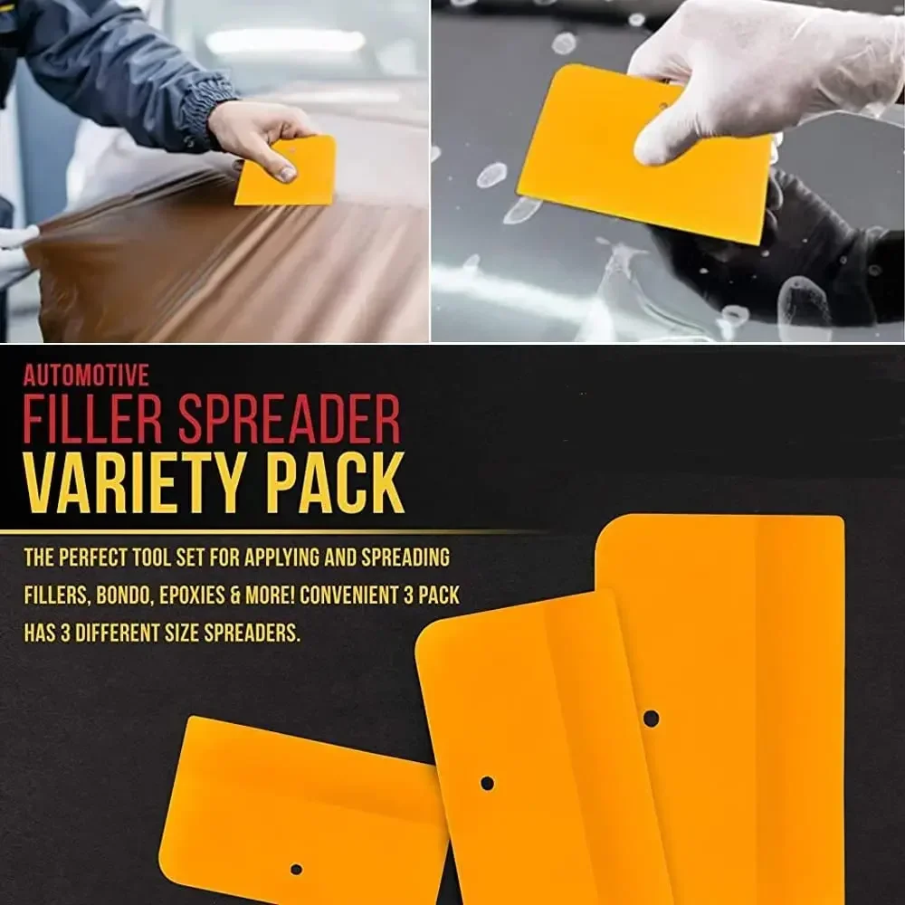 15Pcs/Set Automotive Body Filler Scraper for Car Body Maintenance automotive body filler spreader