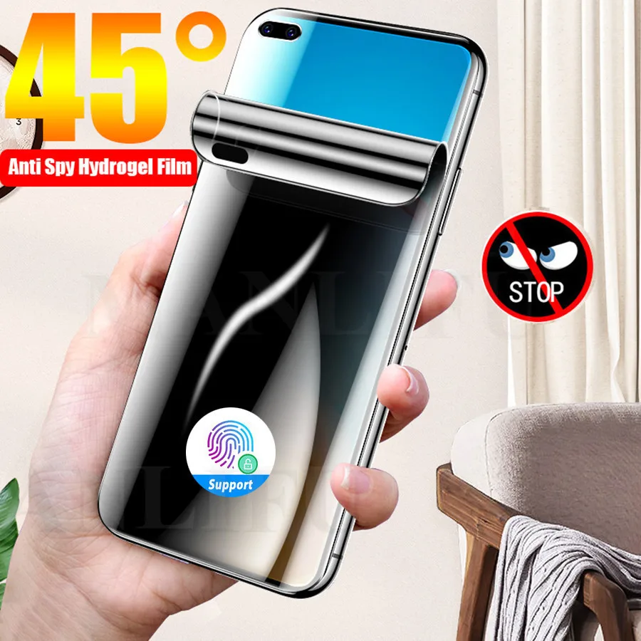 Купить 3D изогнутая антишпионская Гидрогелевая пленка для Samsung Galaxy Note 20 Ultra S22 + 10 Plus S21 S20 S8 | Стёкла и плёнки для телефонов (4001242049570)