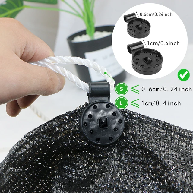 6-60Db Napfényes Nettó Klip Napfény Árnyékolás Rögzítő Bilincs Árnyékoló Kendő Javítás Kerítés Háló Beépítési Az Üvegházhatású Kerthez - Image 4