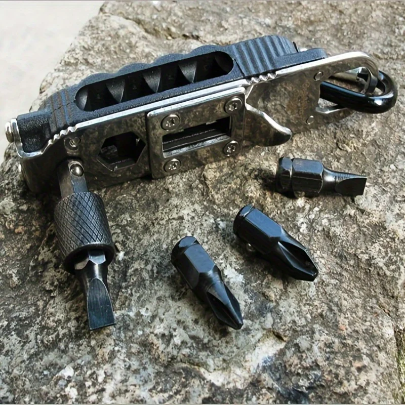 GEM Multi-Tool 6-in-1 Pocket Screwdriver Set with LED Light