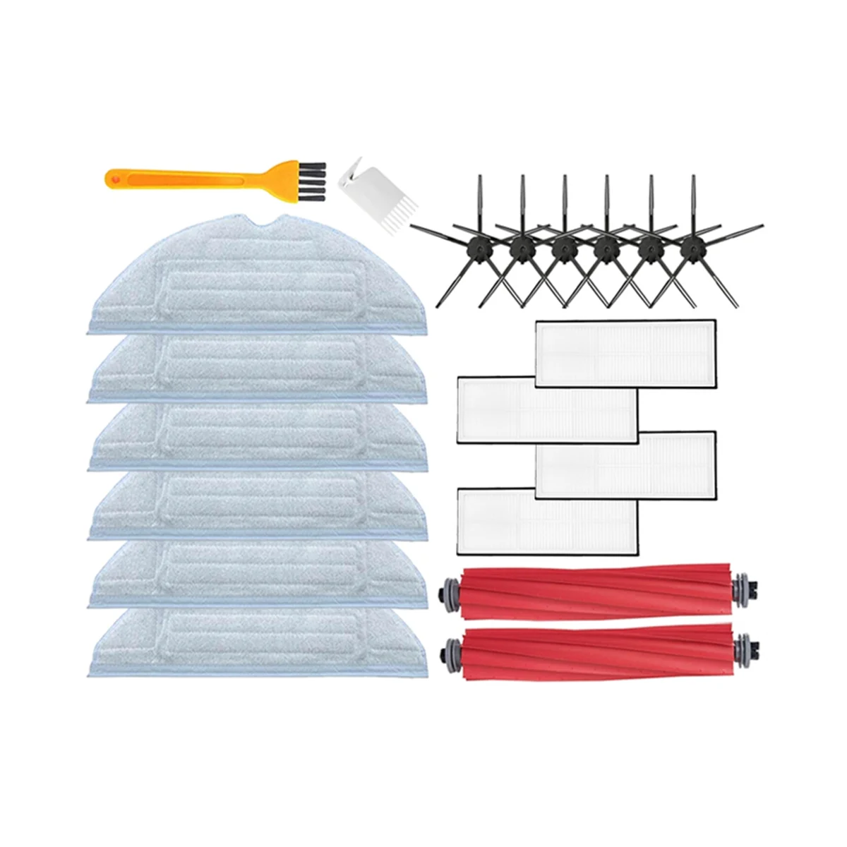 

Для S7 S70 S75 S7 Max T7S / T7S Plus Hepa Filter Mop Cloth основная боковая щетка Запчасти для пылесоса