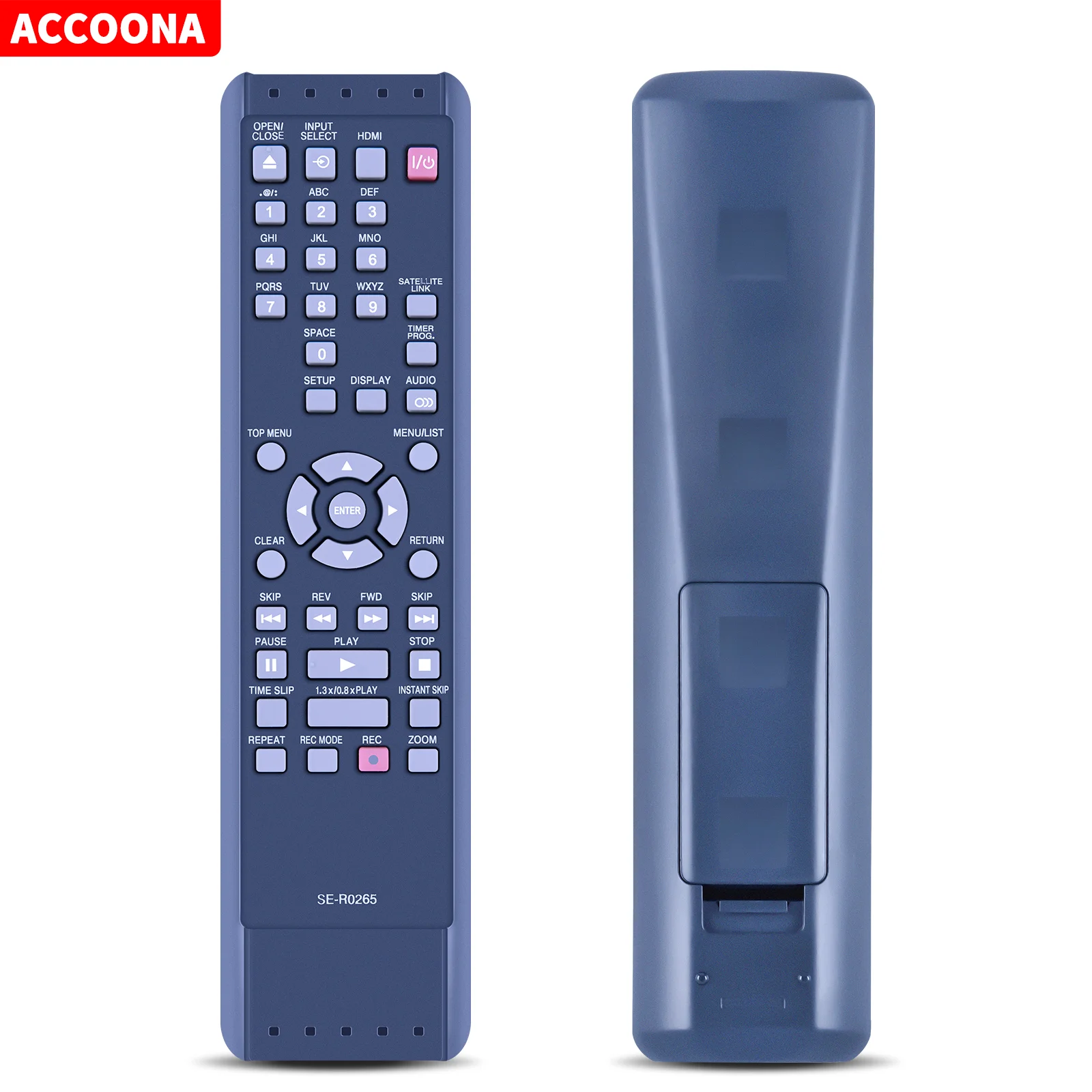 Se-R0265 Ser0265 Telecomando Compatibile Con Toshiba Dvd Videoregistratore D-Kr40Ku D-R400 D-R410 Controller Di Ricambio