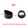 2PCS Various Biological Stereo Microscope Telescope Monocular Binoculars Use Rubber Eye Guards Cylinder Eye Shield Cups 5