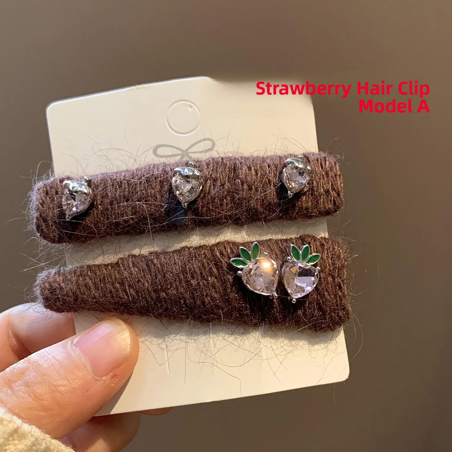 Strawberry hairpin type a (single pack) 7cm