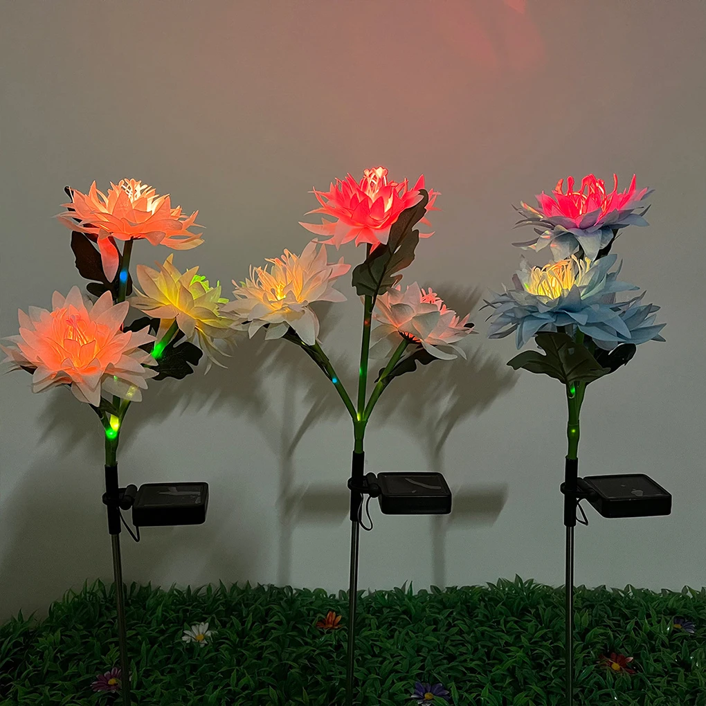 

Уличная лампа на солнечной батарее для сада, газона, двора, ландшафта, цветов, орнамент, напольная атмосфера, декоративные ночники