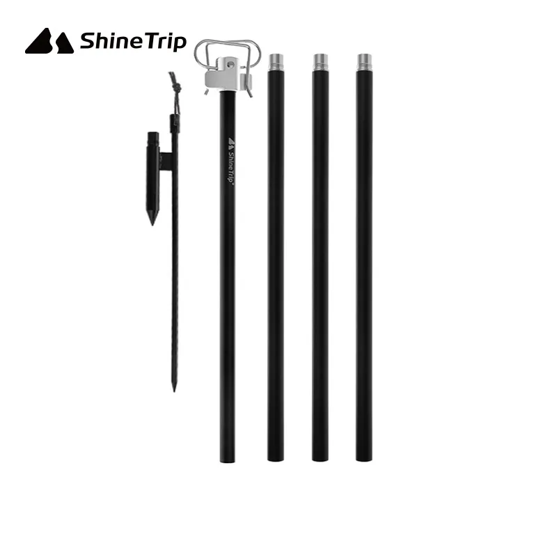 

ShineTrip Camping Table Folding Light Pole Portable Multifunctional Lantern Stand Height-adjustable Outdoor Light Stand