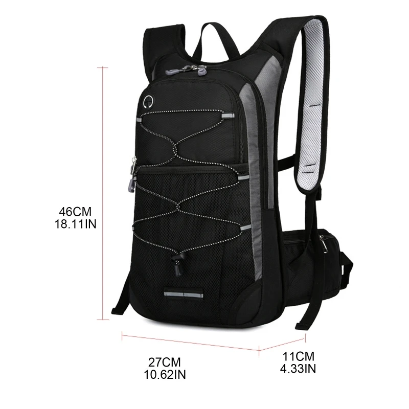 Nylon Hydration Pack Backpack Daypack for Men Women Hiking Running Cycling Hunting Climbing