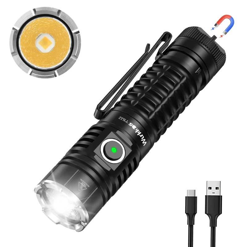 Wurkkos TS22 Rechargeable LED Flashlight 4500Lumen